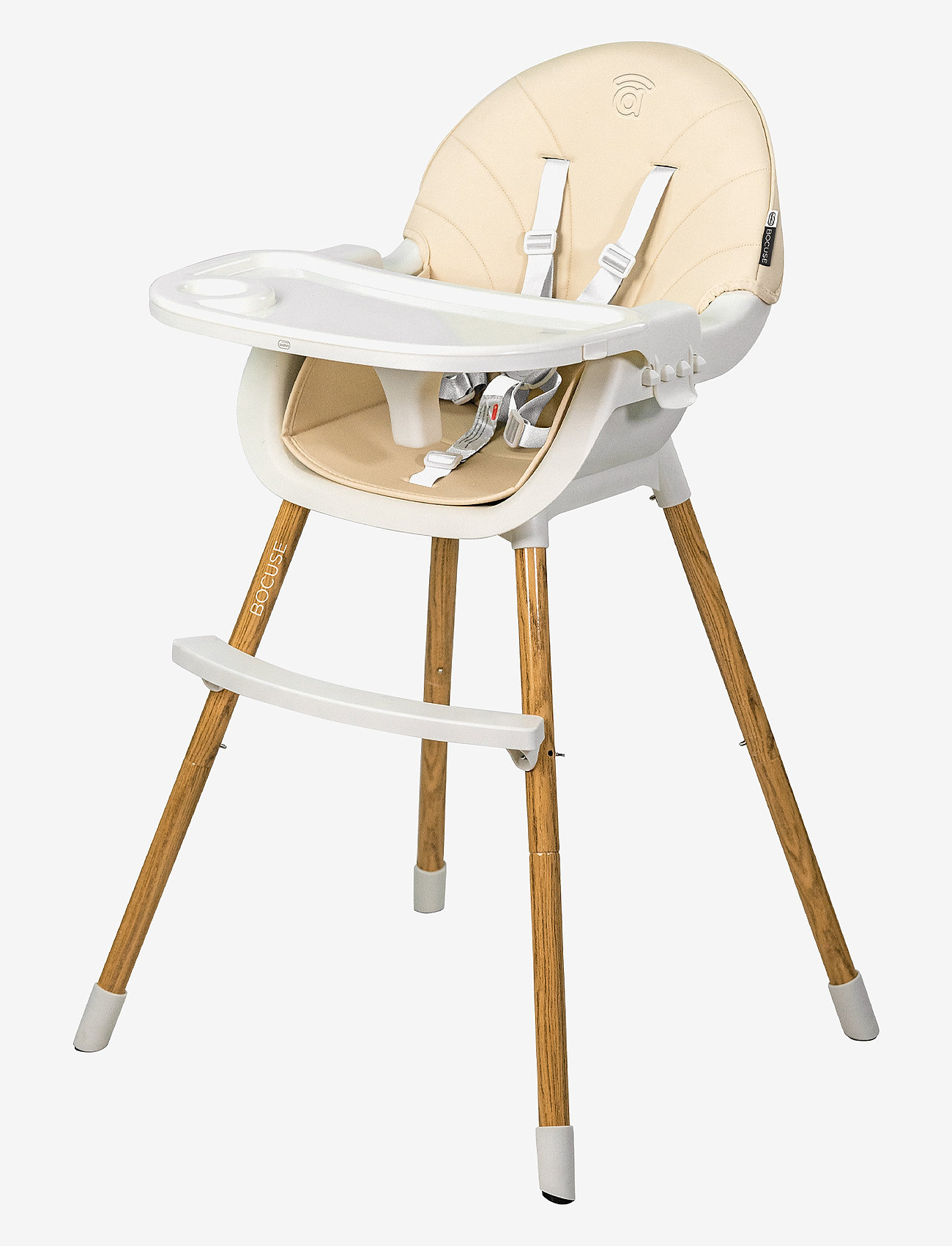 Asalvo - Asalvo High Chair 2 In 1, Bocuse - white - nature - 0