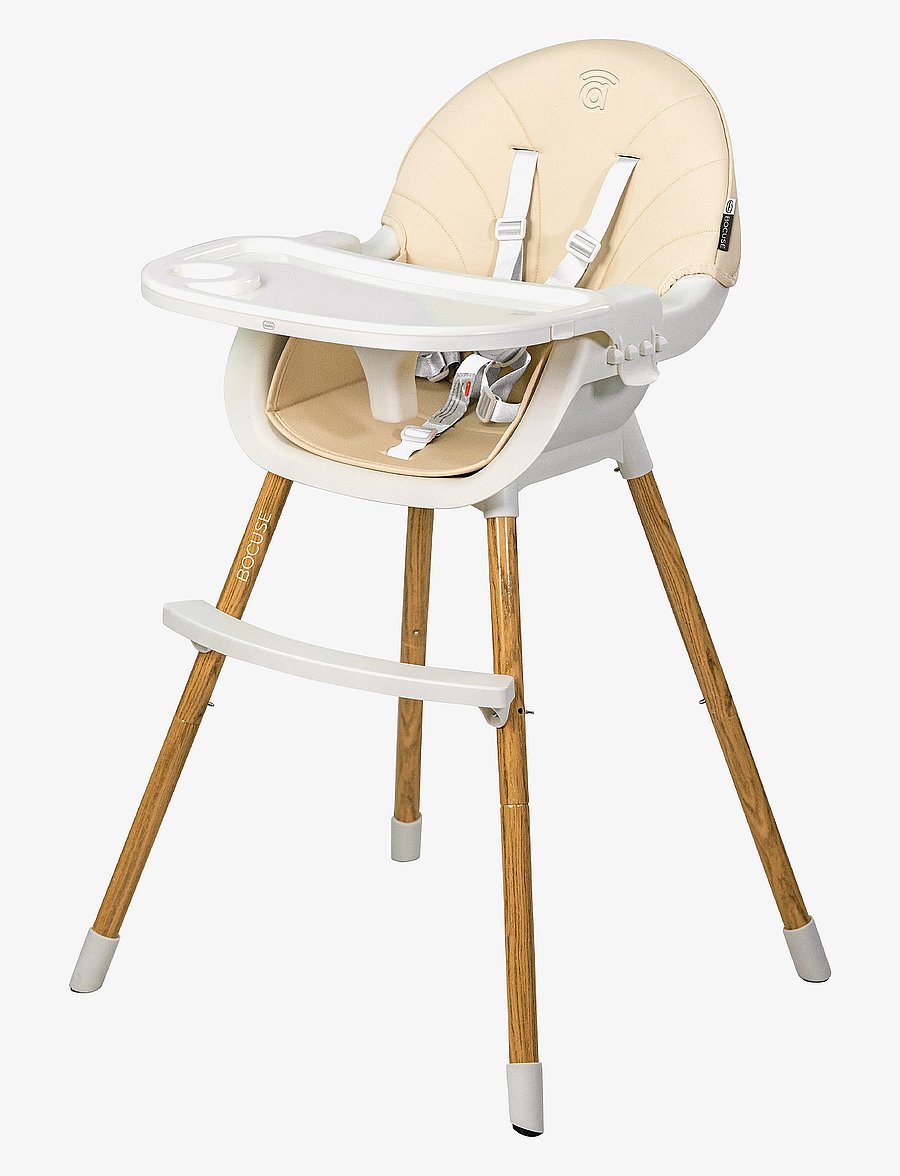 Asalvo - Asalvo High Chair 2 In 1, Bocuse - mööbel - white - nature - 0