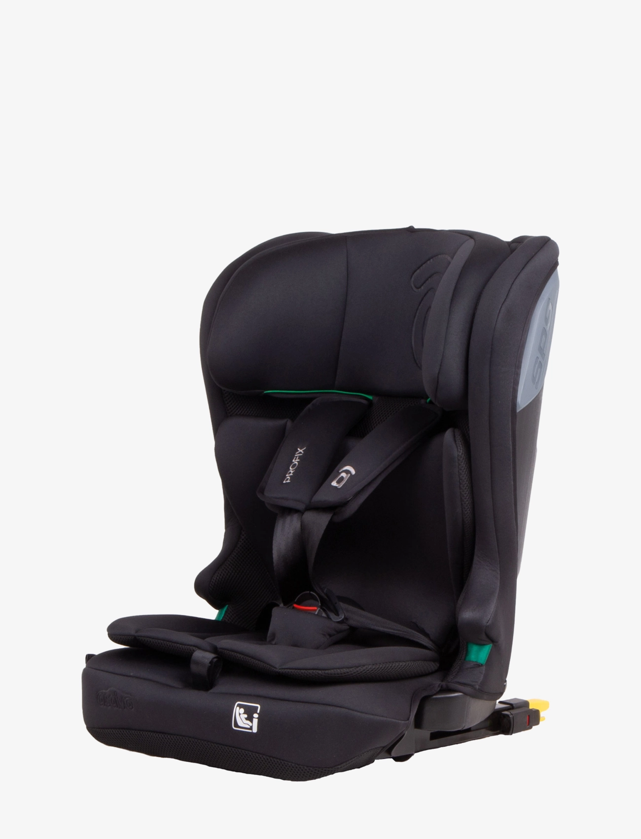 ASALVO Asalvo Car Seat I Size 76 - 150 Cm, Profix/Schwarz Schwarz - 76/150CM - Kinder