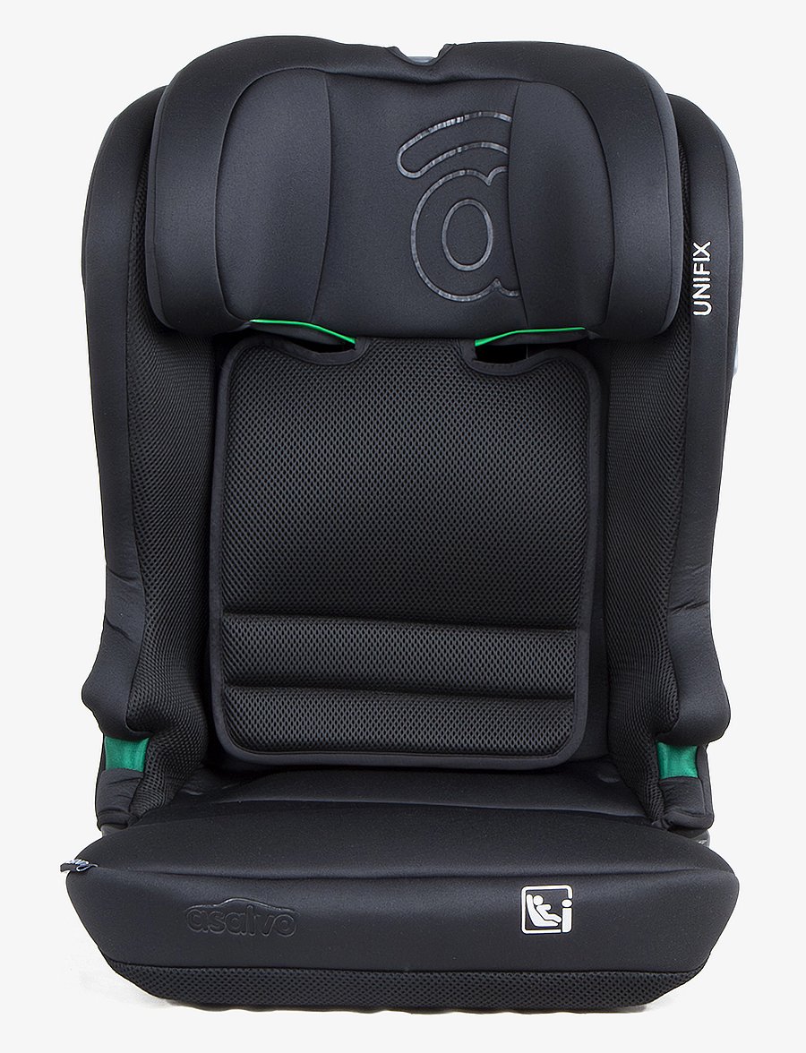 Asalvo - Asalvo Car seat I-size 100-150 cm, Unifix/Black - black - 1