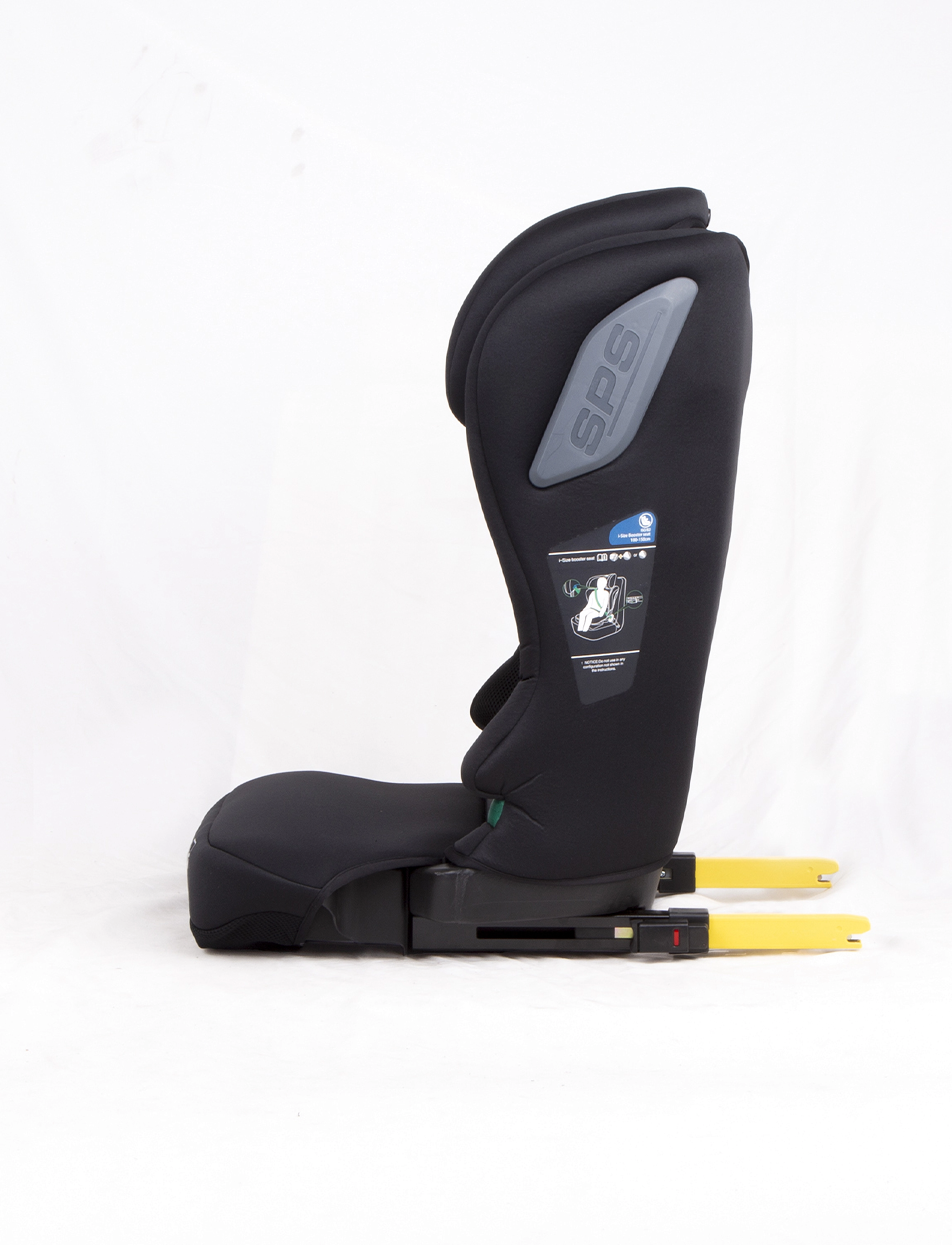 Asalvo - Asalvo Car seat I-size 100-150 cm, Unifix/Black - black - 5
