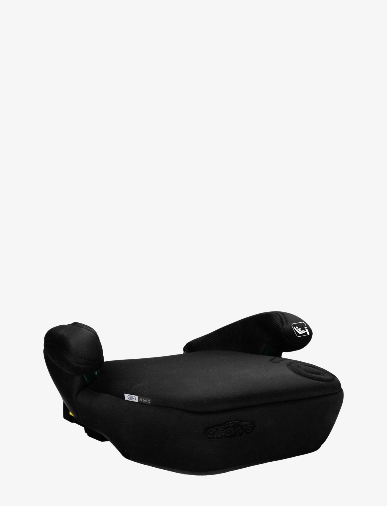 ASALVO Asalvo Booster Cushion I-Size 125-150 Cm Alzafix, Schwarz Schwarz - 125/150CM - Kinder