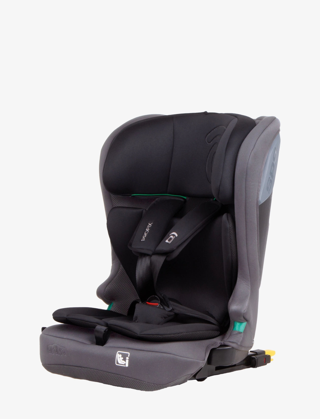 ASALVO Asalvo Car Seat I Size 76 - 150 Cm, Profix/Grau Grau - 76/150CM - Kinder