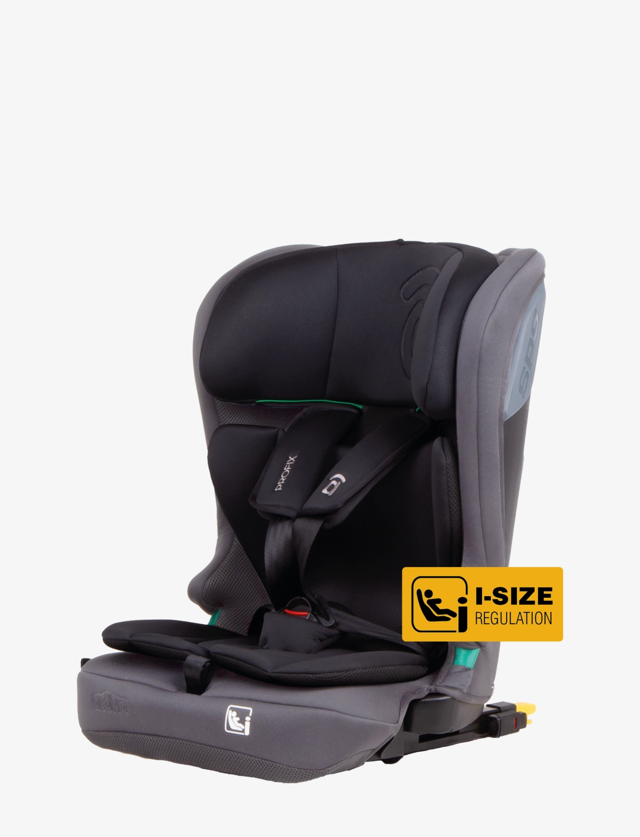 Asalvo - Asalvo Car Seat I Size 76 - 150 cm, Profix/Grey - børn - grey - 5