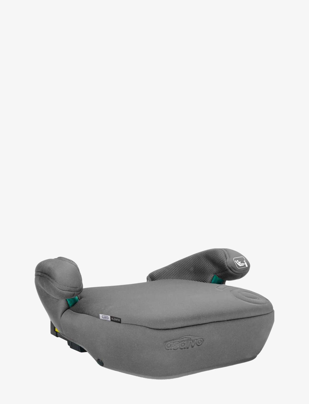 ASALVO Asalvo Selepude I-Size 125-150 Cm, Alzafix/Grå Grau - 125/150CM - Kinder