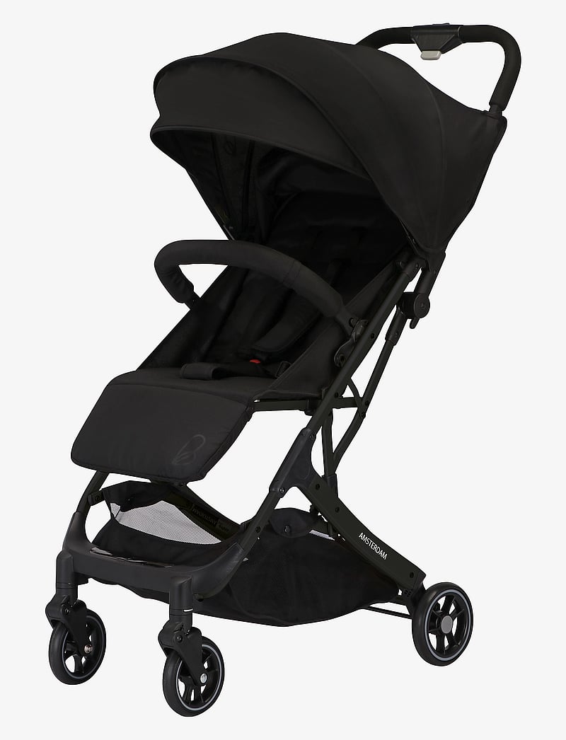 Asalvo - Asalvo Pushchair Amsterdam, Black - kinderwagen - black - 0