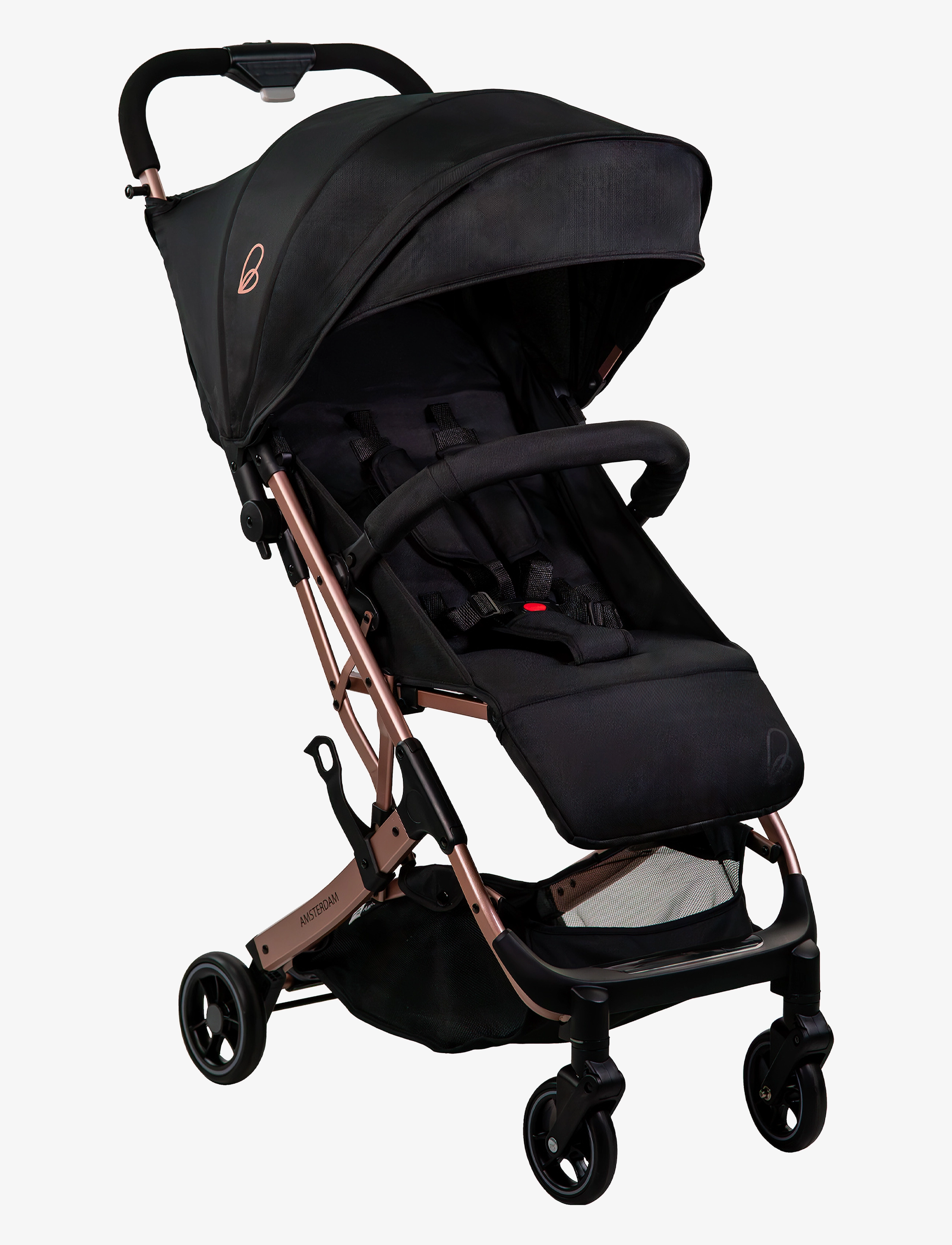 Asalvo - Asalvo Pushchair Amsterdam, Golden - black- gold - 1