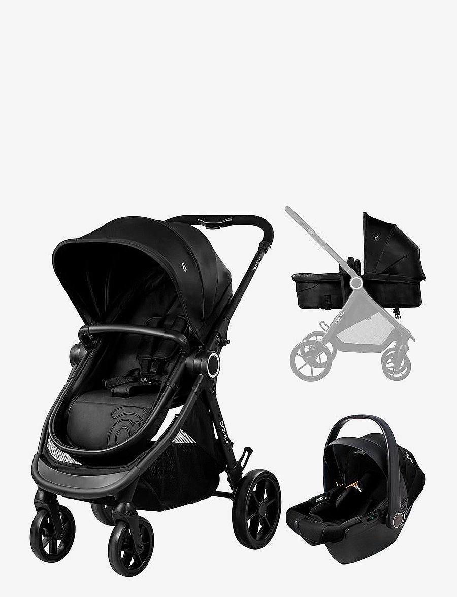 Asalvo - Asalvo Convertible Happy, Black - kinderwagen - black - 0