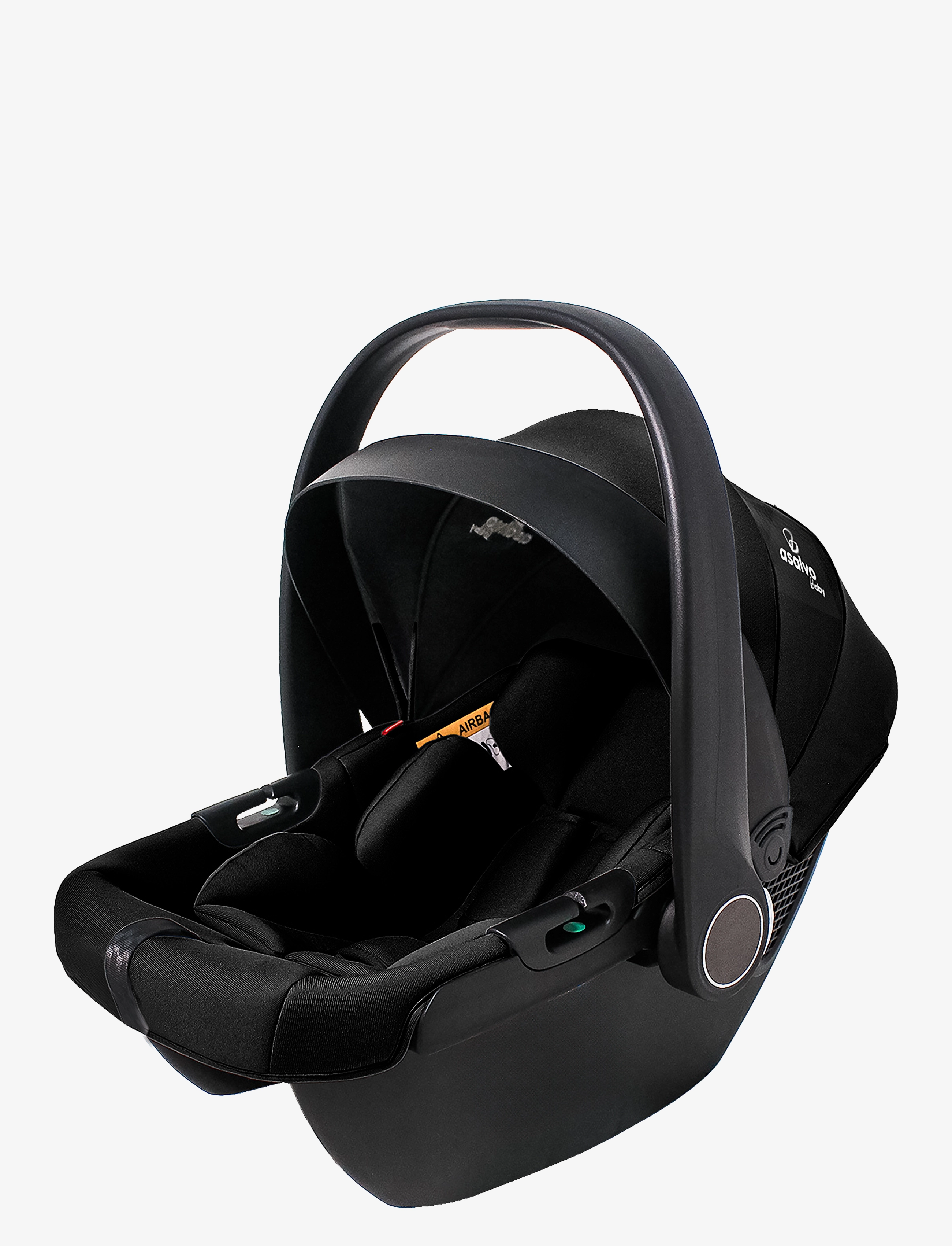 Asalvo - Asalvo Convertible Happy, Black - barnevogne - black - 1
