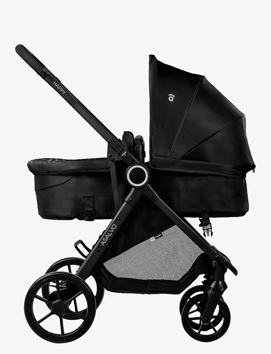 Asalvo - Asalvo Convertible Happy, Black - kinderwagen - black - 3