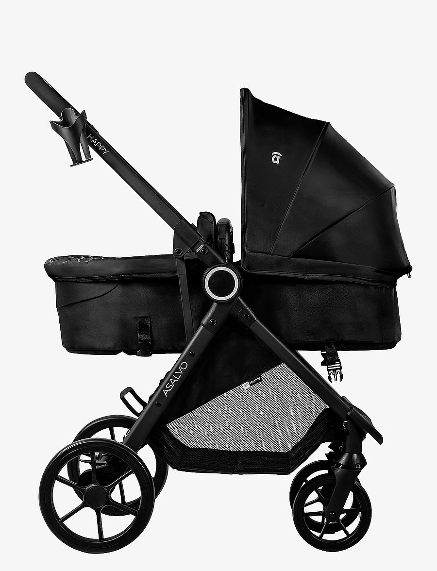 Asalvo - Asalvo Convertible Happy, Black - kinderwagen - black - 5
