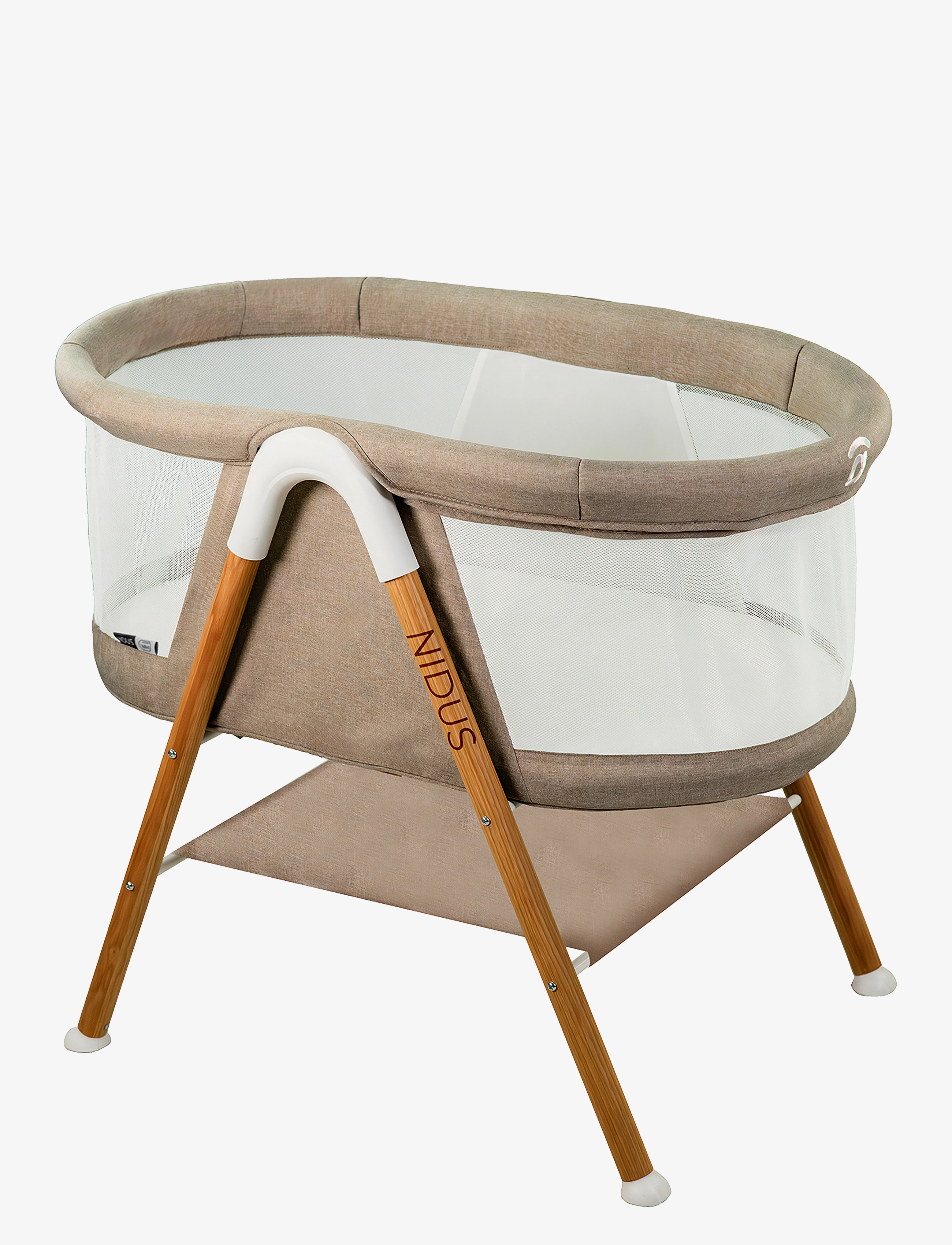 ASALVO Asalvo Mini Cot Nidus, Beige Beige - 88X 57X 75 - Kinder