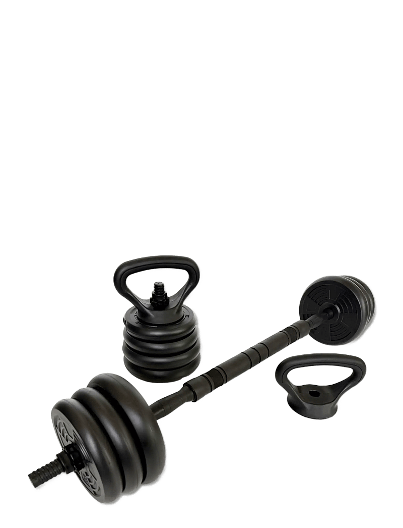 ASG - ASG Weight Set 20 kg. Black/Black - vikter - black - 1