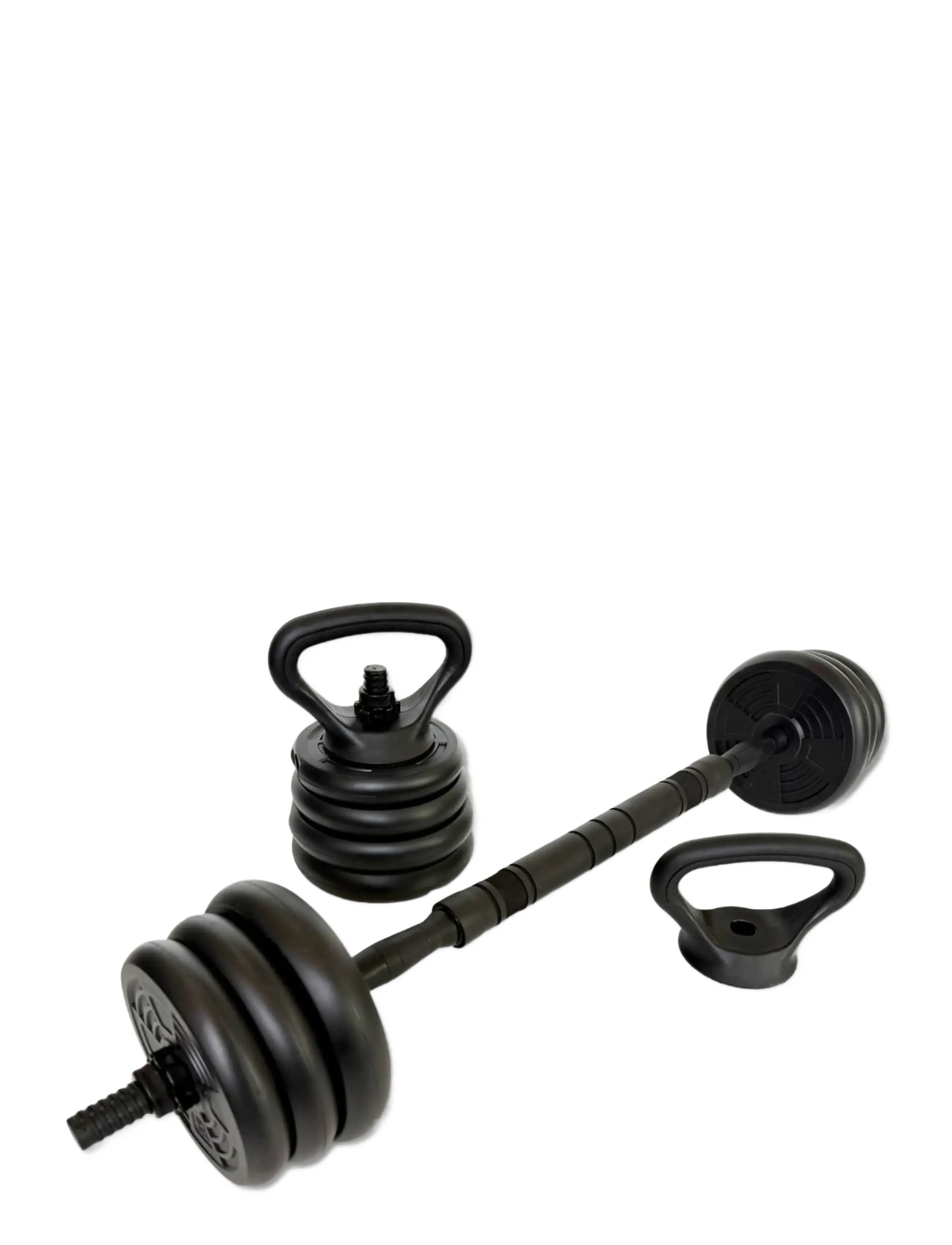 ASG - ASG Weight Set 20 kg. Black/Black - lóð - black - 1
