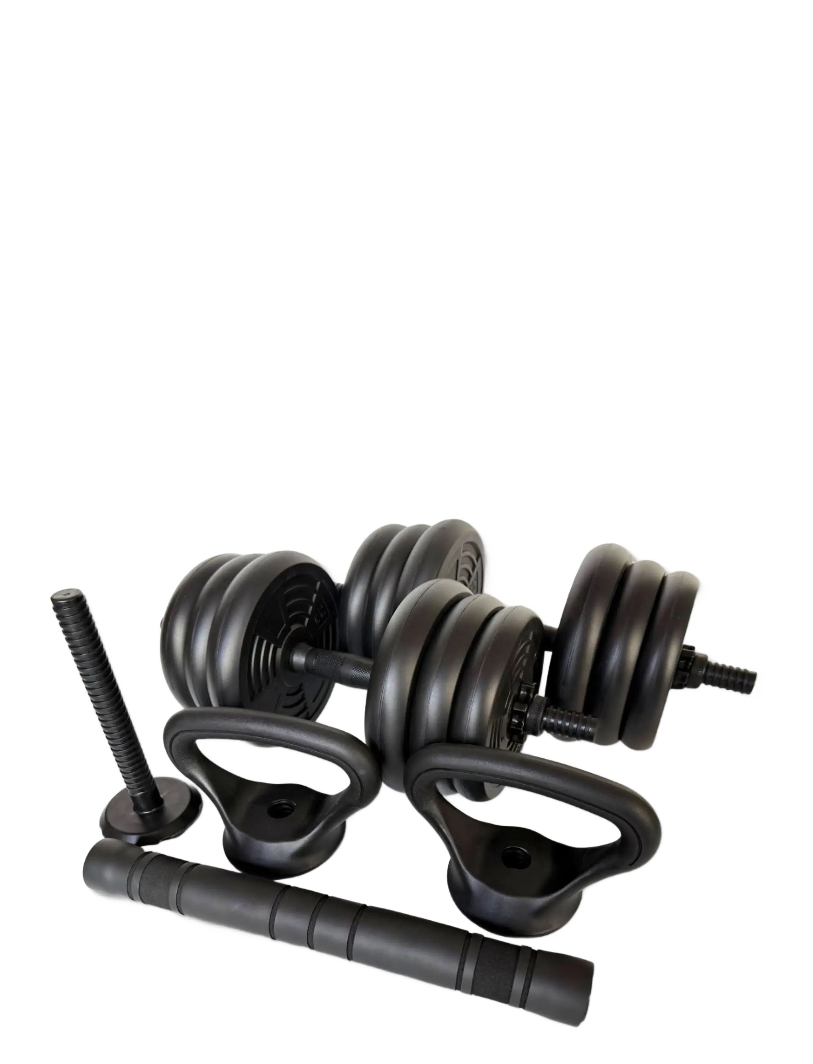 ASG - ASG Weight Set 20 kg. Black/Black - lóð - black - 2