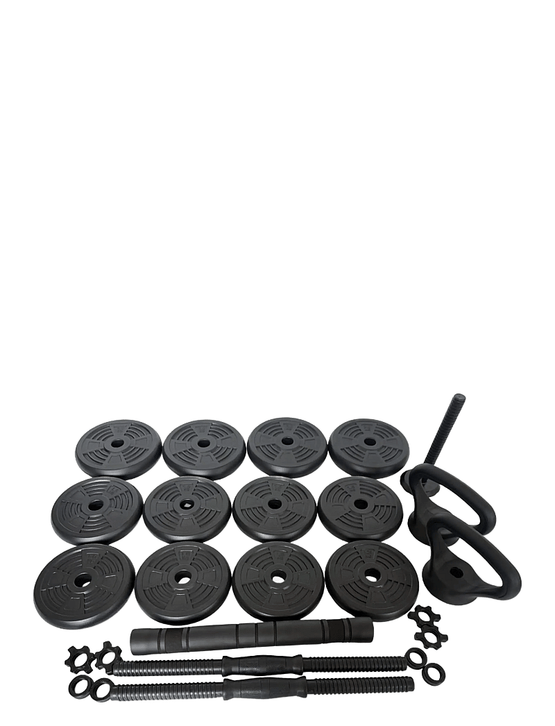 ASG - ASG Weight Set 20 kg. Black/Black - vikter - black - 3