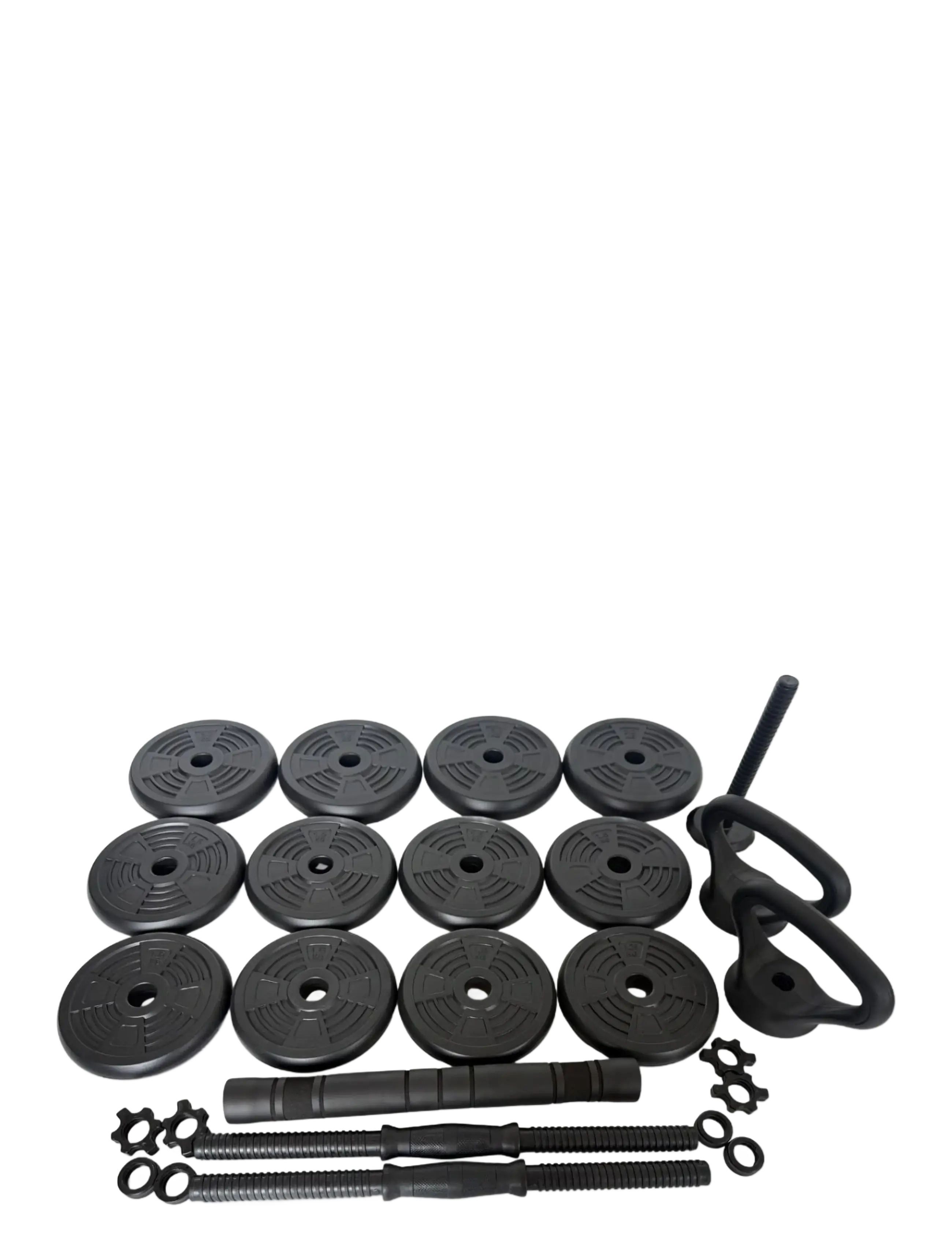 ASG - ASG Weight Set 20 kg. Black/Black - lóð - black - 3