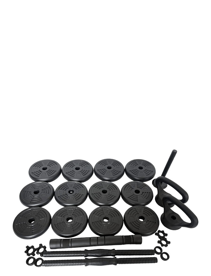 ASG - ASG Weight Set 20 kg. Black/Black - lóð - black - 3