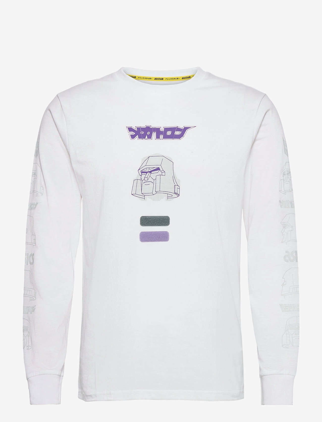 ASICS SportStyle - TF M GRAPHIC LS TEE - longsleeved tops - real white - 0