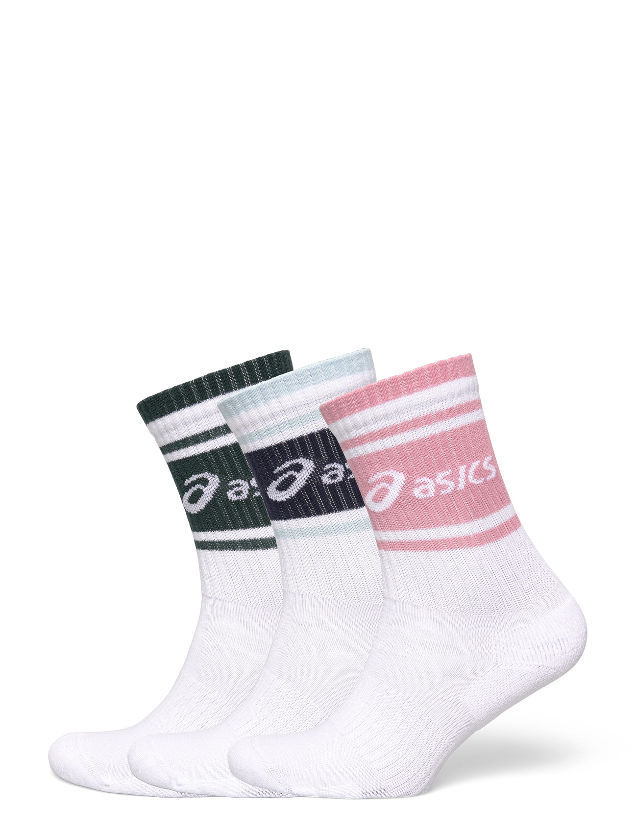 Asics 3 Pack Asics Logo Crew Sock - - M 1