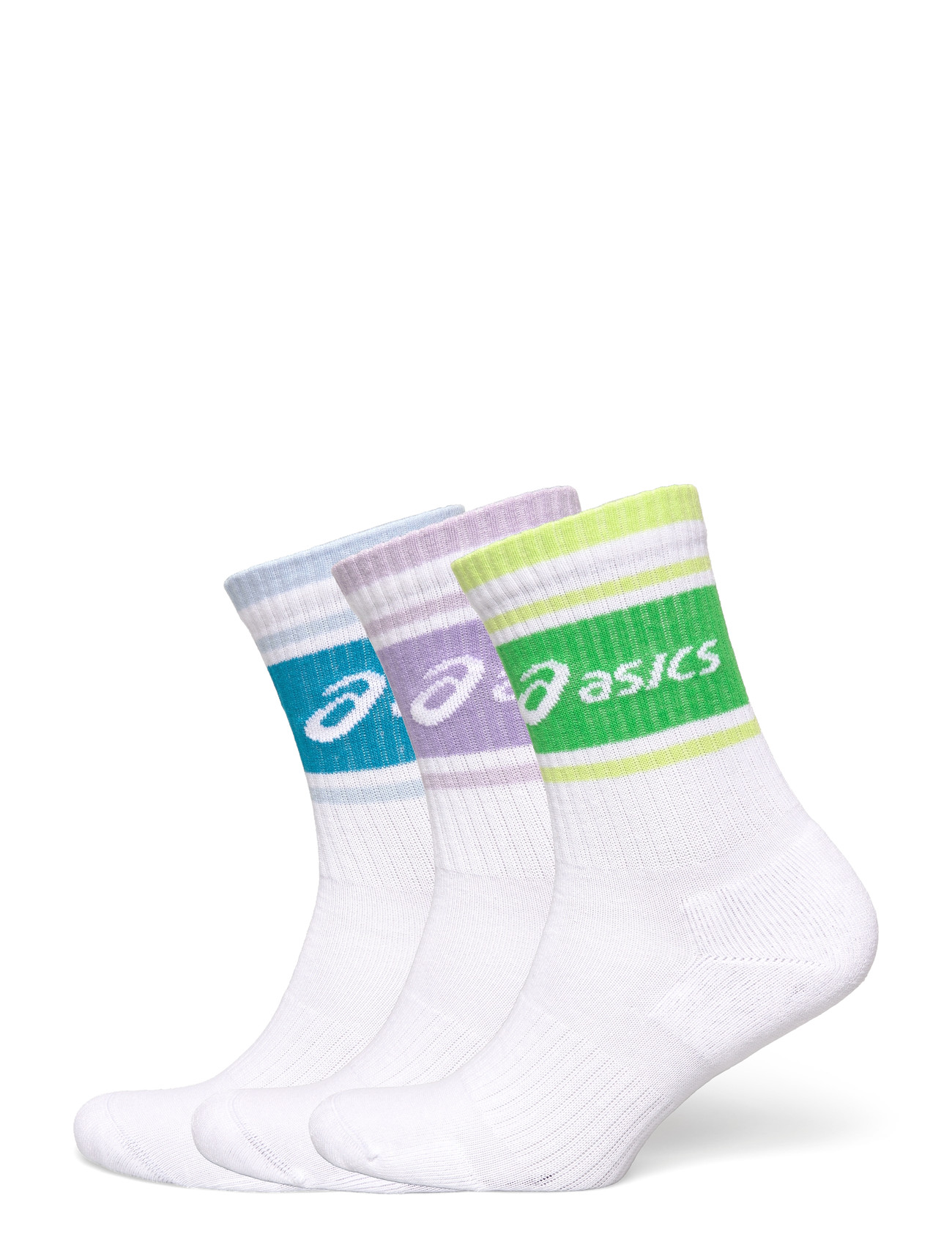 Asics 3 Pack Asics Logo Crew Sock - - M 2