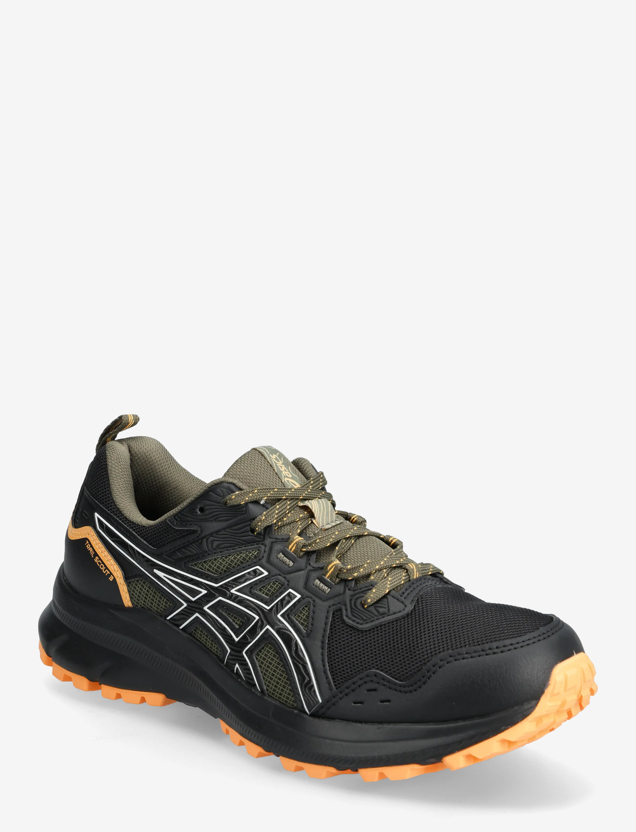Asics - TRAIL SCOUT 3 - löparskor - black/white - 0