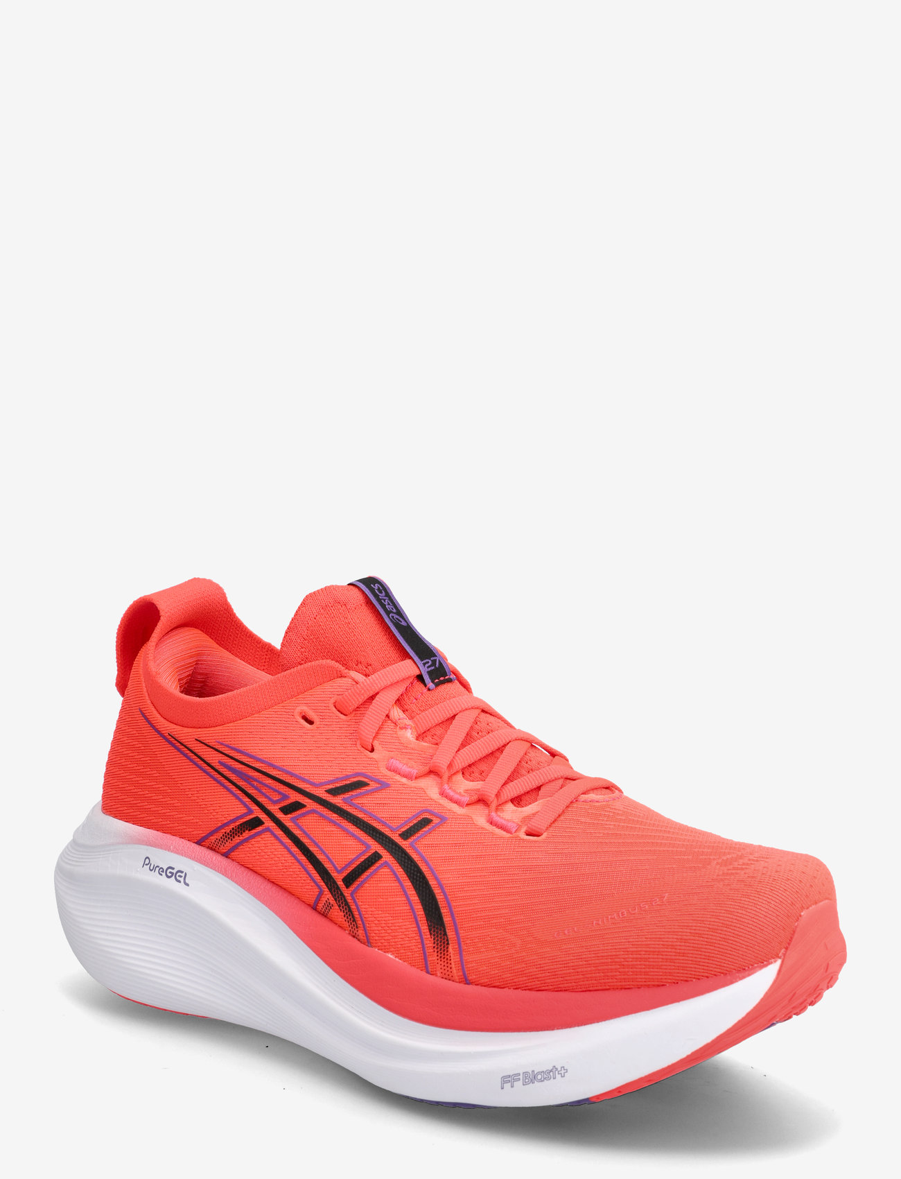 Asics - GEL-NIMBUS 27 - löparskor - flash red/black - 0