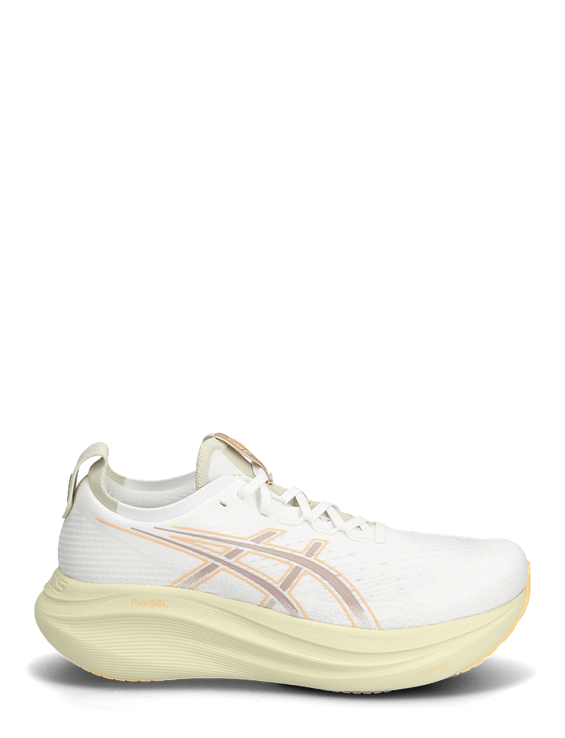 Asics - GEL-NIMBUS 27 - shoes - white/fawn - 1