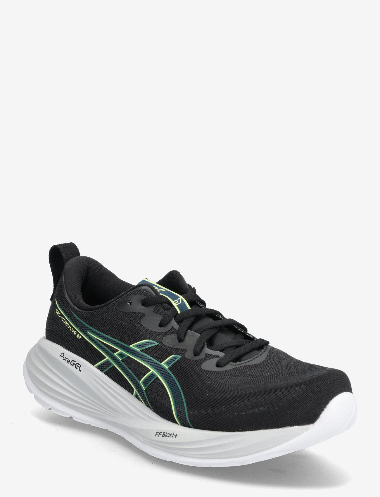 Asics - GEL-CUMULUS 27 - shoes - black/lucid yellow - 0