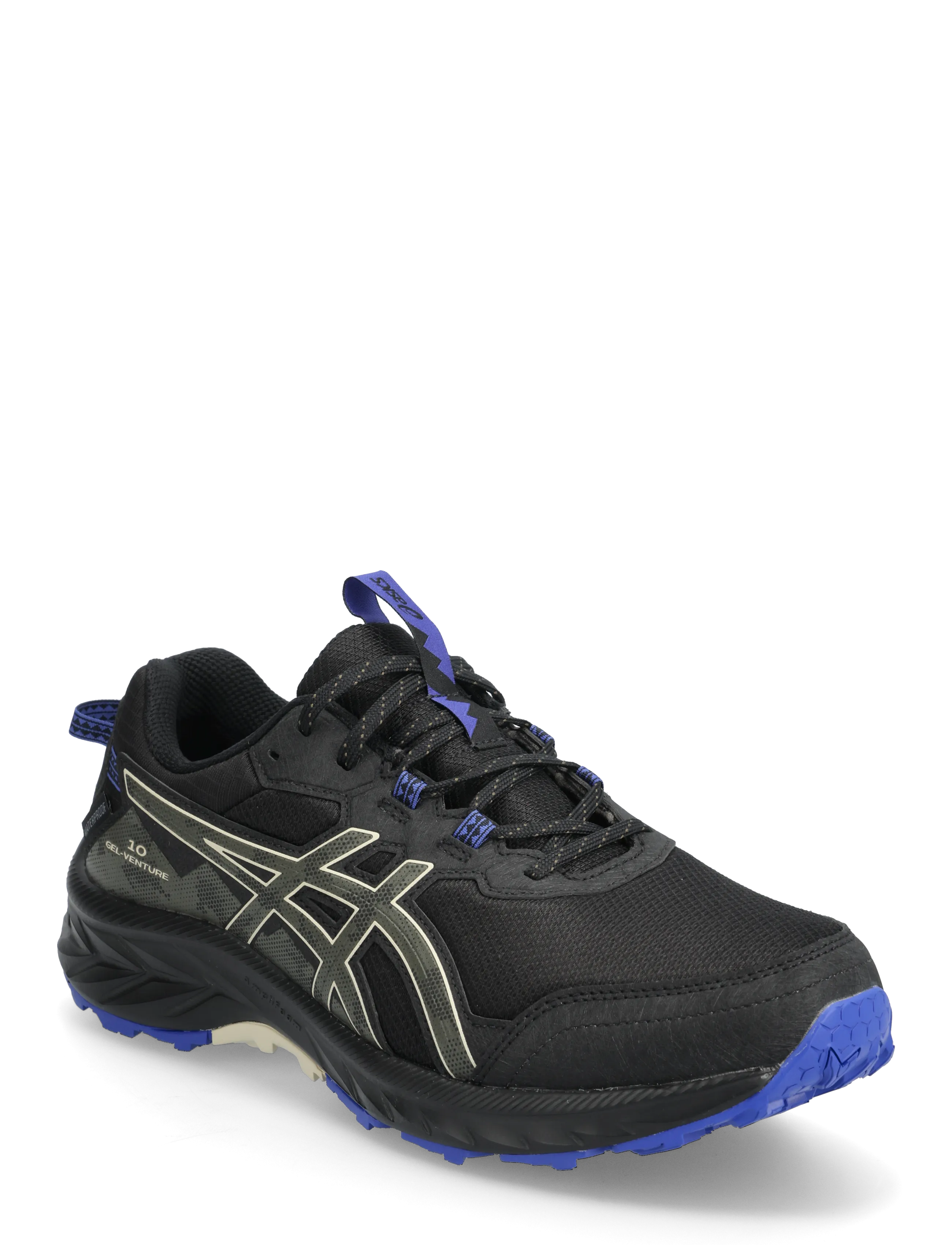 Asics GEL-VENTURE 10 WATERPROOF - ASICS - BLACK/BROWN STONE / black