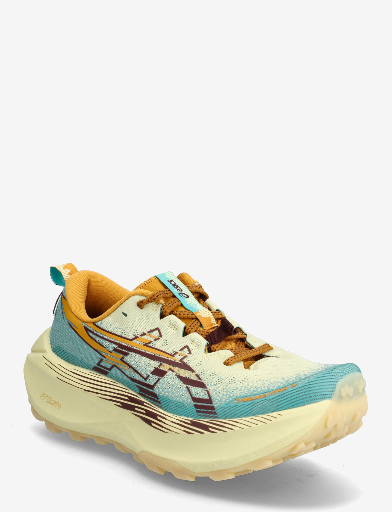 Asics - Trabuco Max 4 - löparskor - wheat yellow/dark red planet - 0