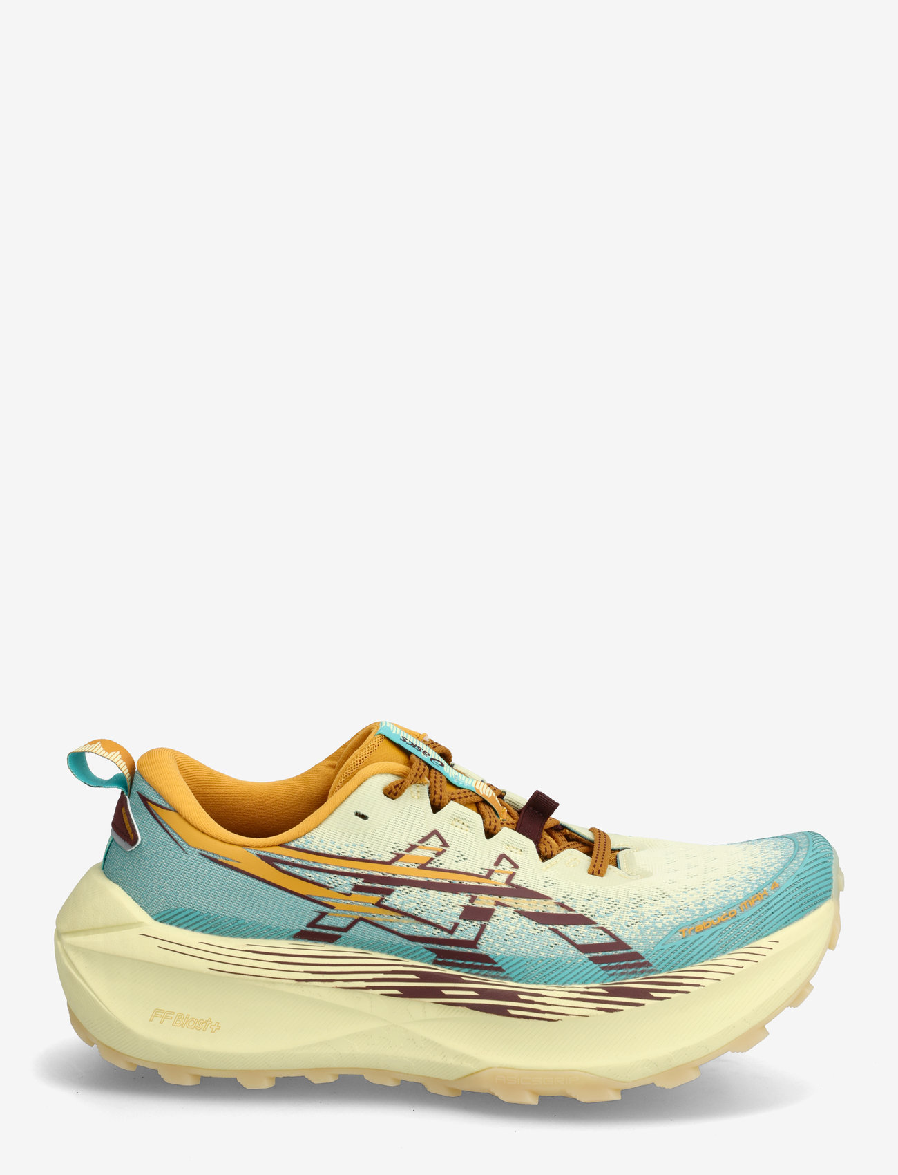 Asics - Trabuco Max 4 - löparskor - wheat yellow/dark red planet - 1
