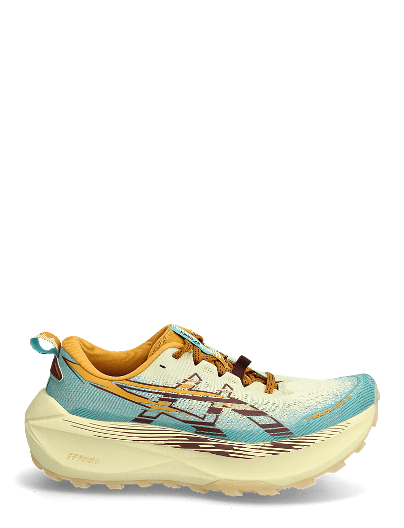 Asics - Trabuco Max 4 - löparskor - wheat yellow/dark red planet - 1
