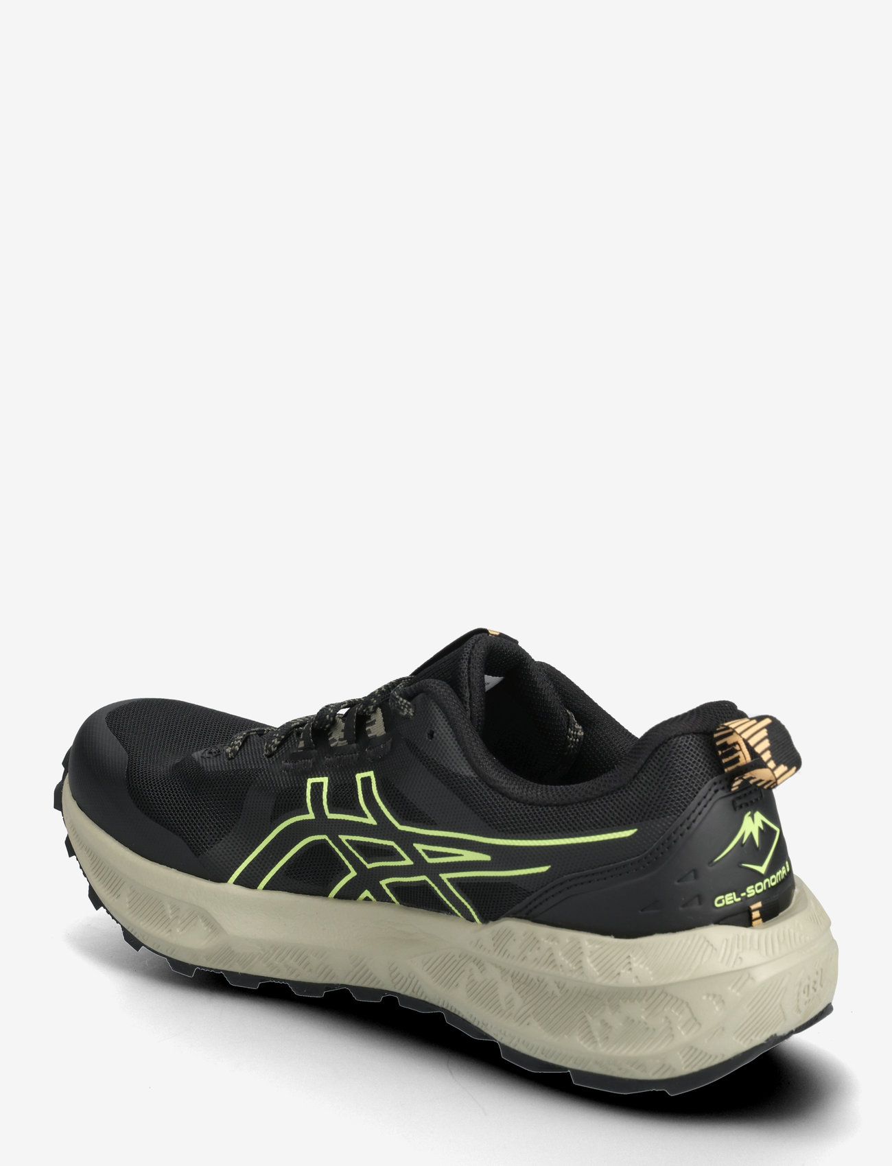 Asics - GEL-SONOMA 8 - löparskor - black/lime green - 2
