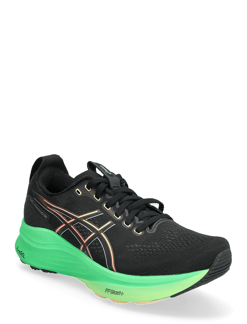 Asics - GEL-KAYANO 32 - löparskor - black/vital green - 0