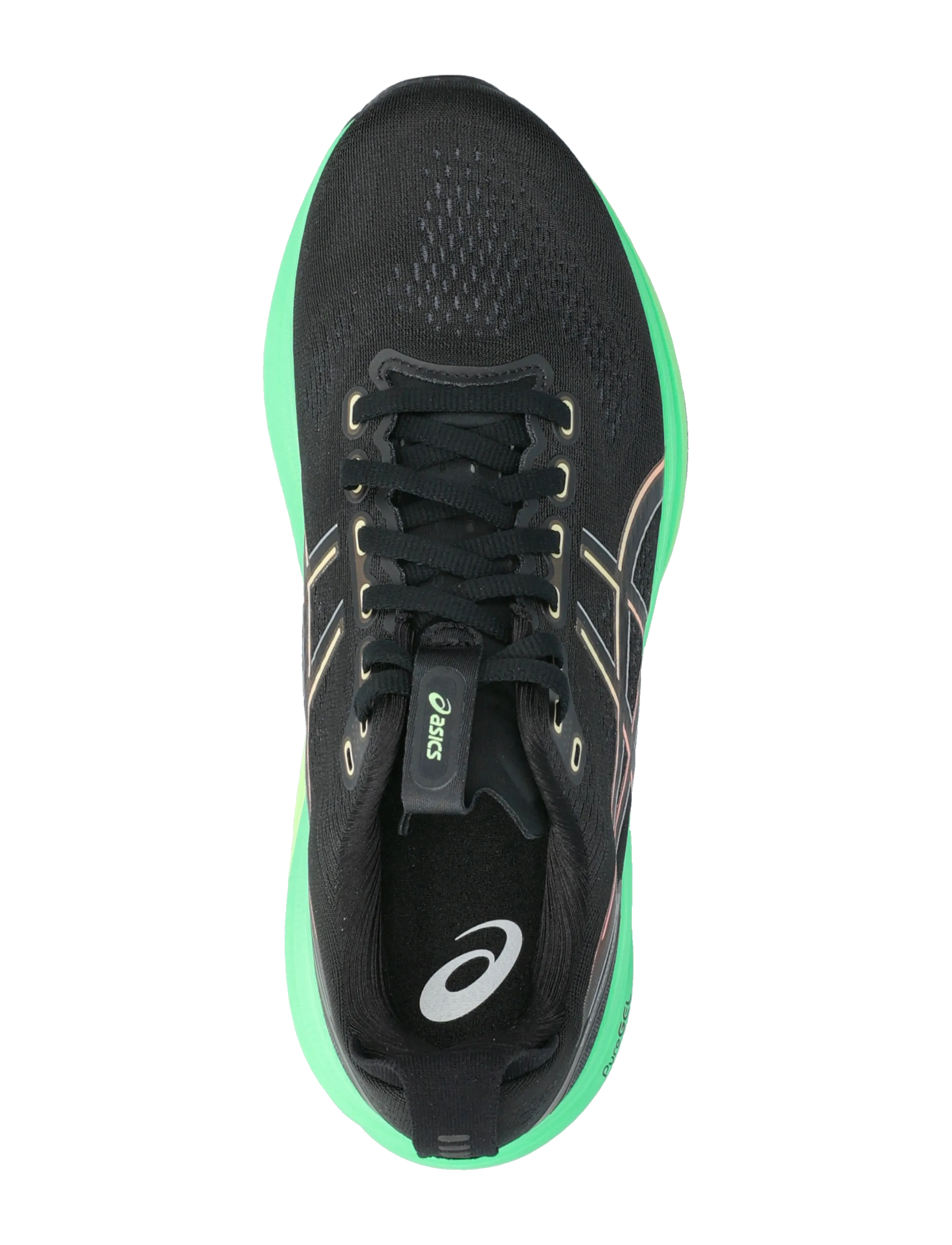 Asics - GEL-KAYANO 32 - löparskor - black/vital green - 3