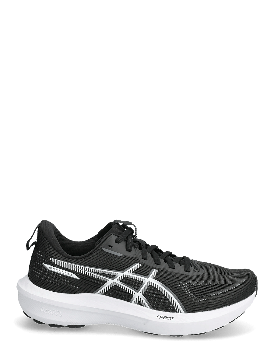 Asics - GT-1000 14 - chaussures de course - black/white - 1
