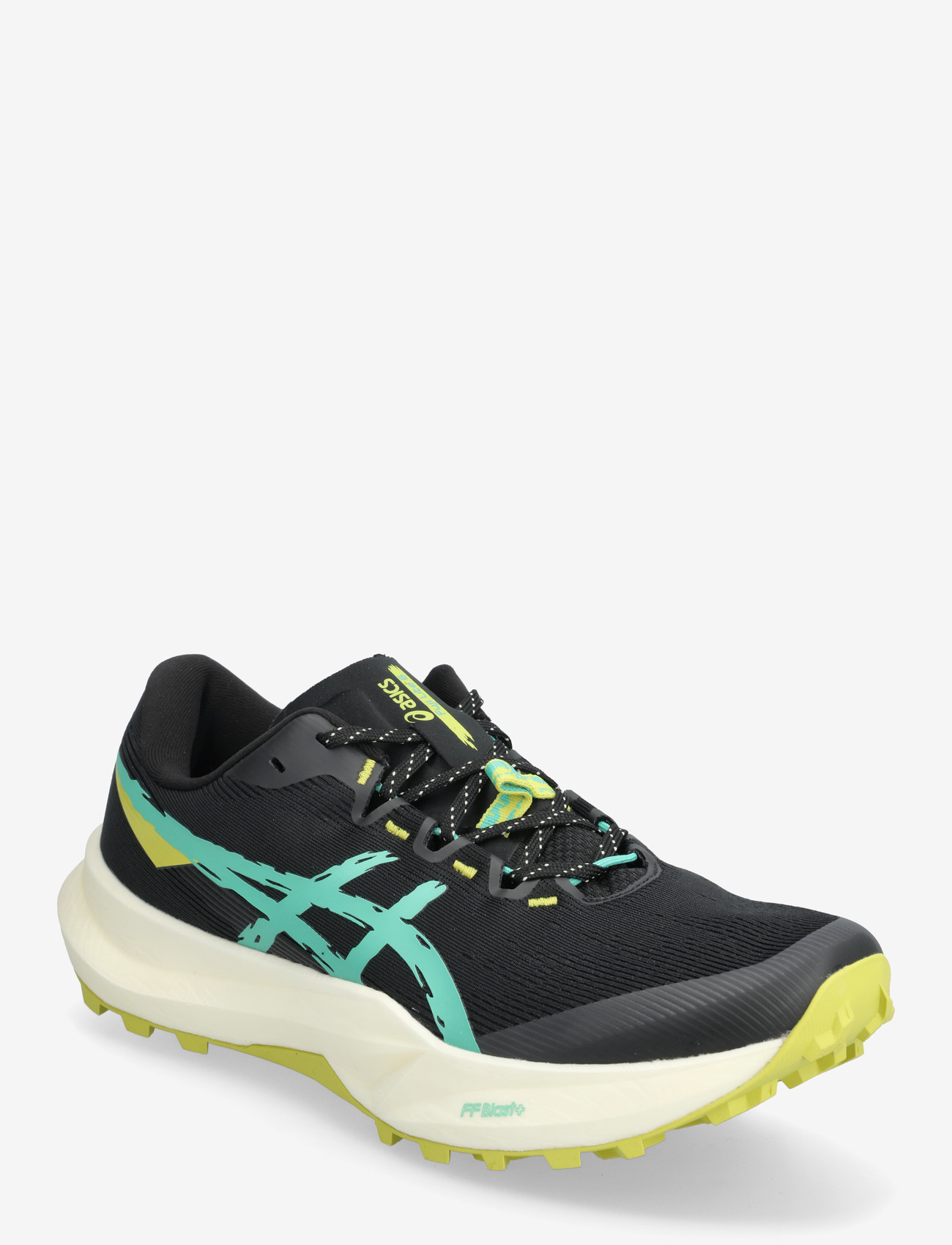 Asics - Fuji Lite 6 - shoes - black/aurora green - 0