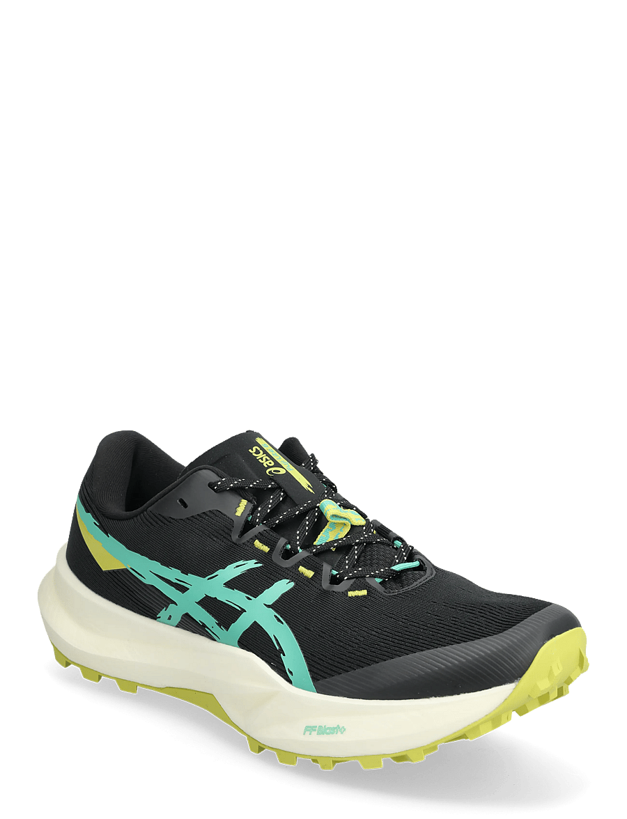 Asics - Fuji Lite 6 - shoes - black/aurora green - 0
