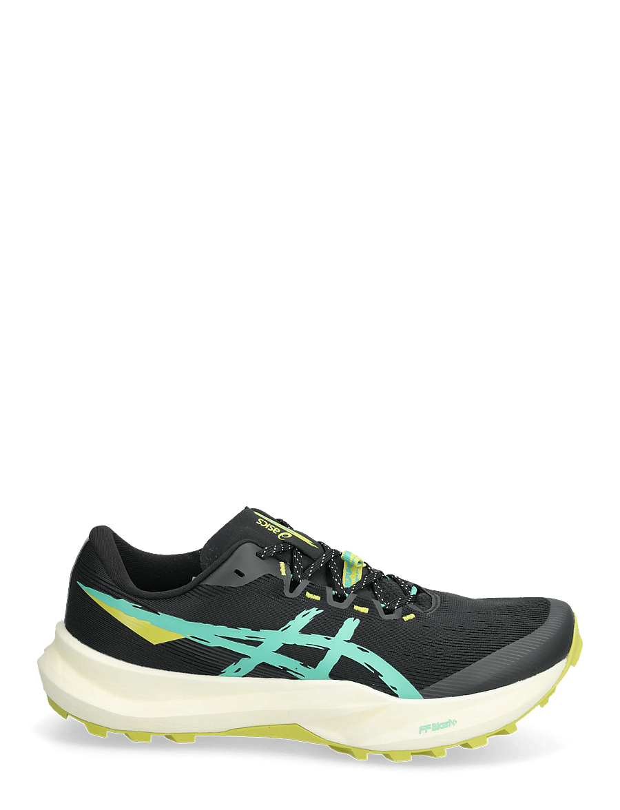 Asics - Fuji Lite 6 - shoes - black/aurora green - 1