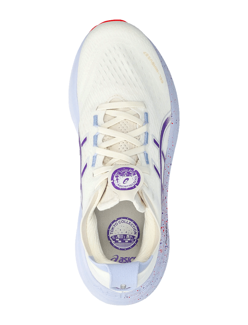 Asics - GEL-NIMBUS 27 TOKYO - shoes - cream/edo purple - 3