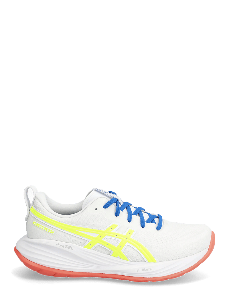 Asics - GEL-CUMULUS 27 ATC - running shoes - white/safety yellow - 1