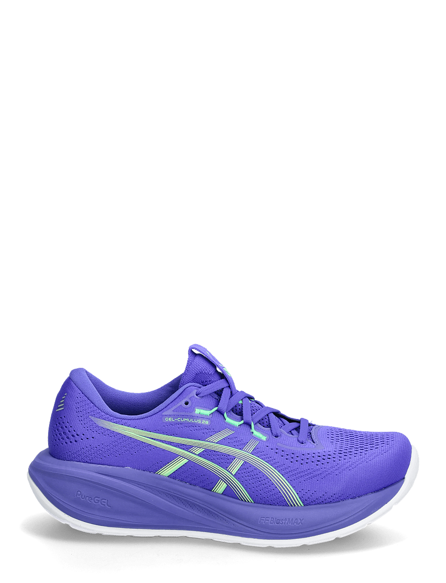 Asics - GEL-CUMULUS 28 - löparskor - cobalt burst/illuminate green - 1