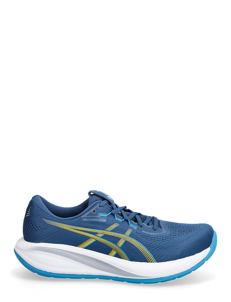 Asics - GEL-CUMULUS 28 - shoes - twilight blue/yamabuki - 1
