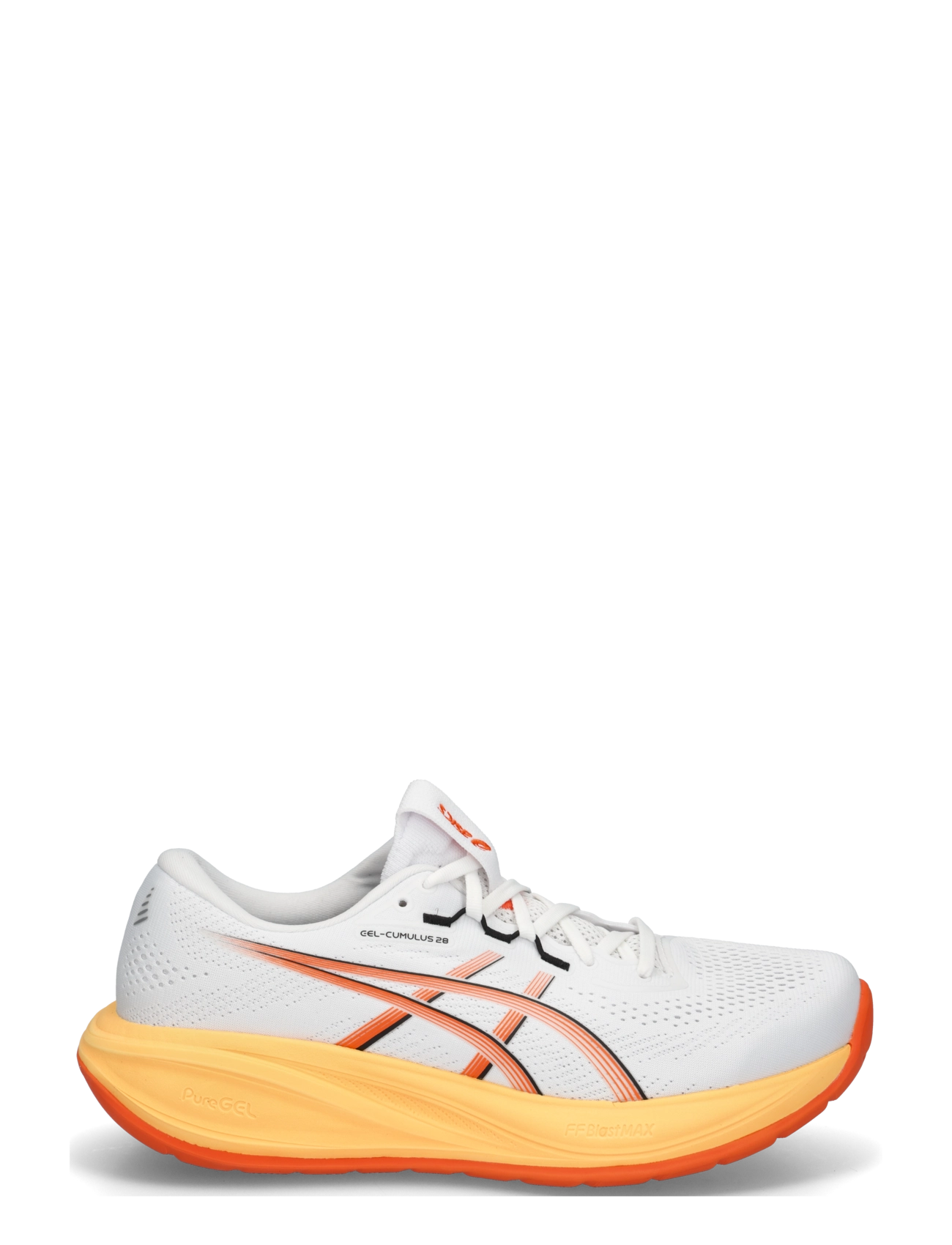 Asics - GEL-CUMULUS 28 - shoes - white/energy orange - 2