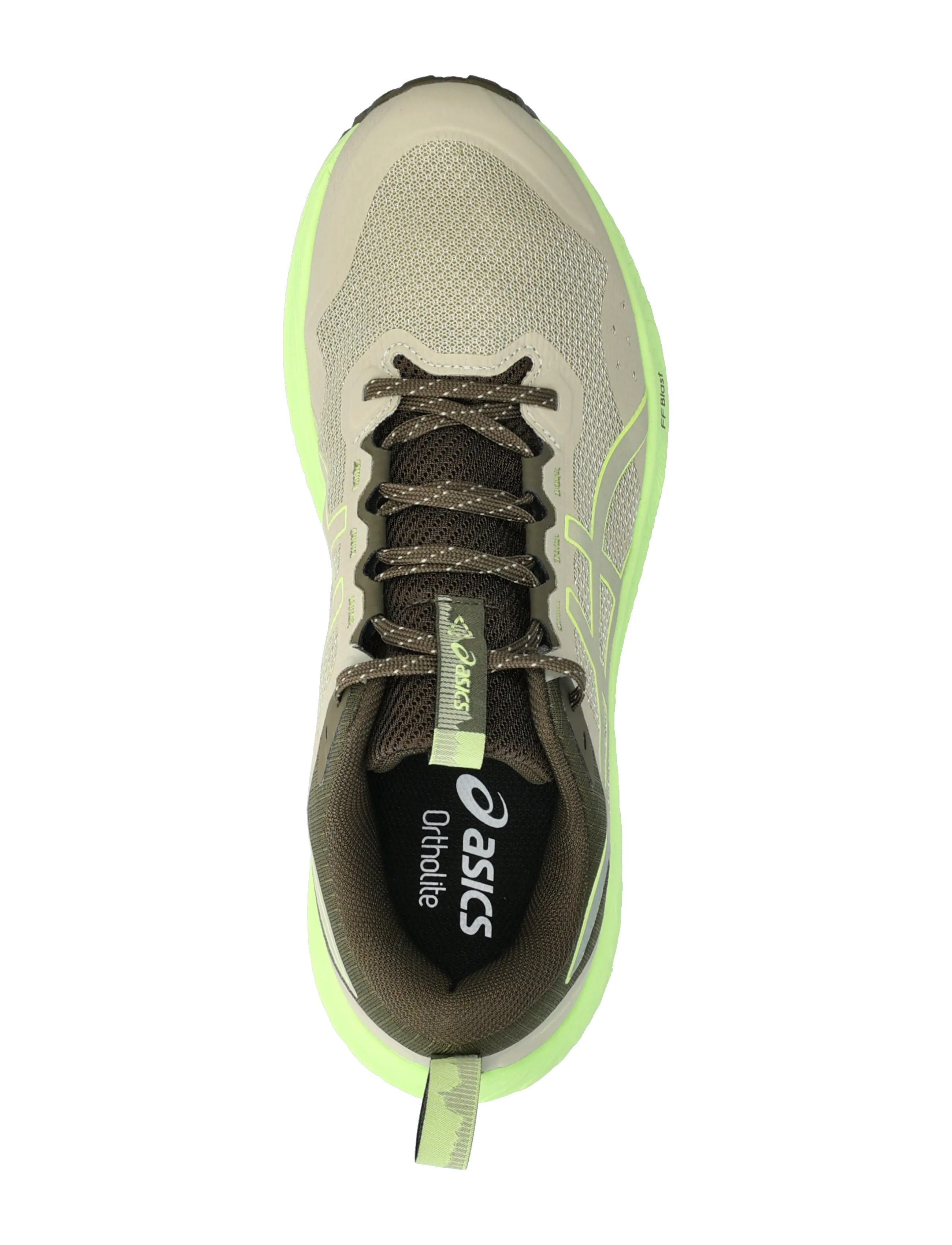 Asics - Trabuco Terra 3 - shoes - khaki/lime green - 3