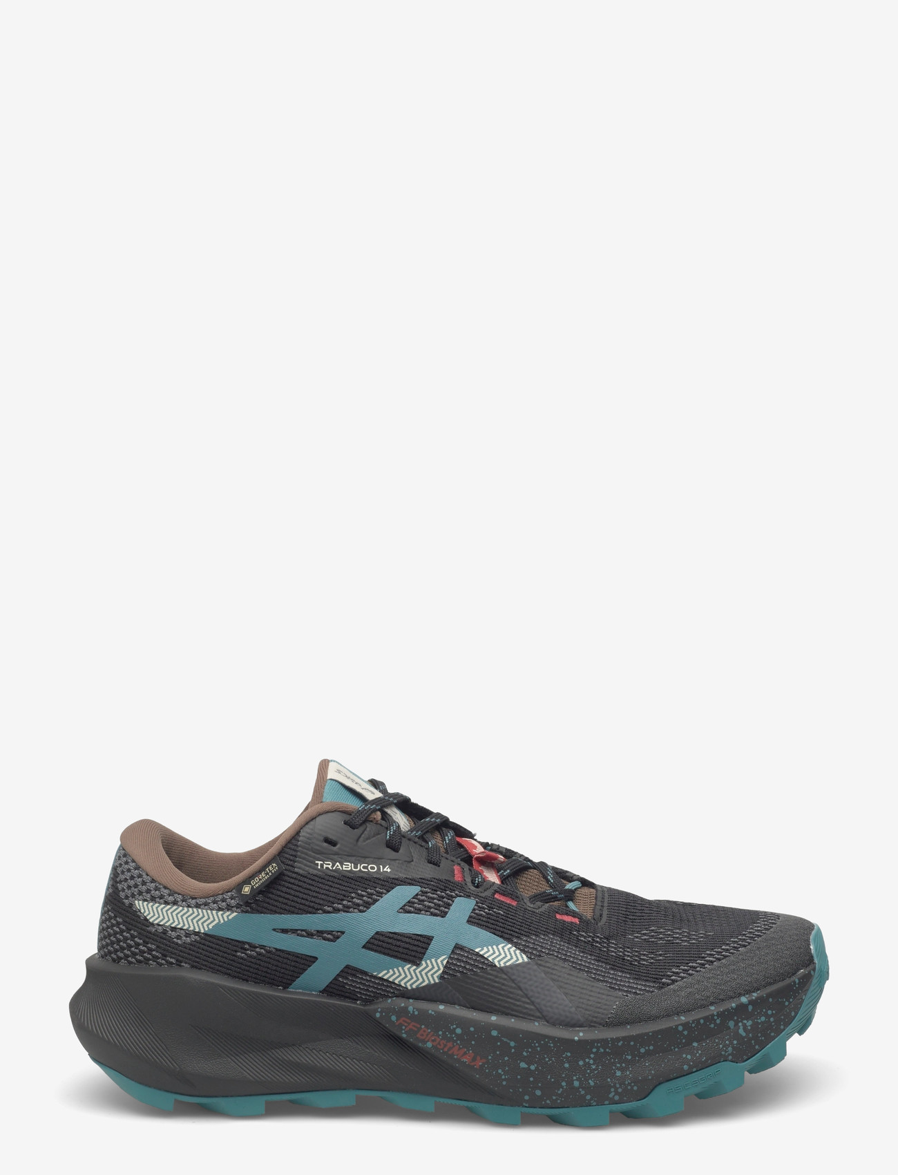 Asics - TRABUCO 14 GTX - running shoes - black/misty pine - 1
