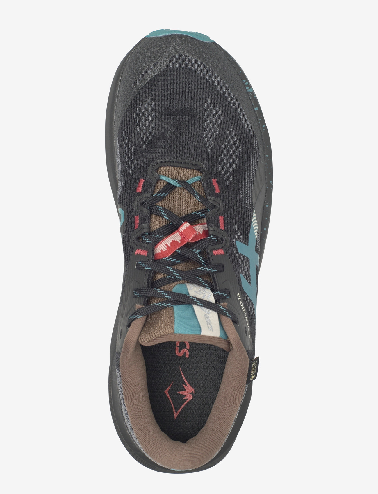 Asics - TRABUCO 14 GTX - running shoes - black/misty pine - 3