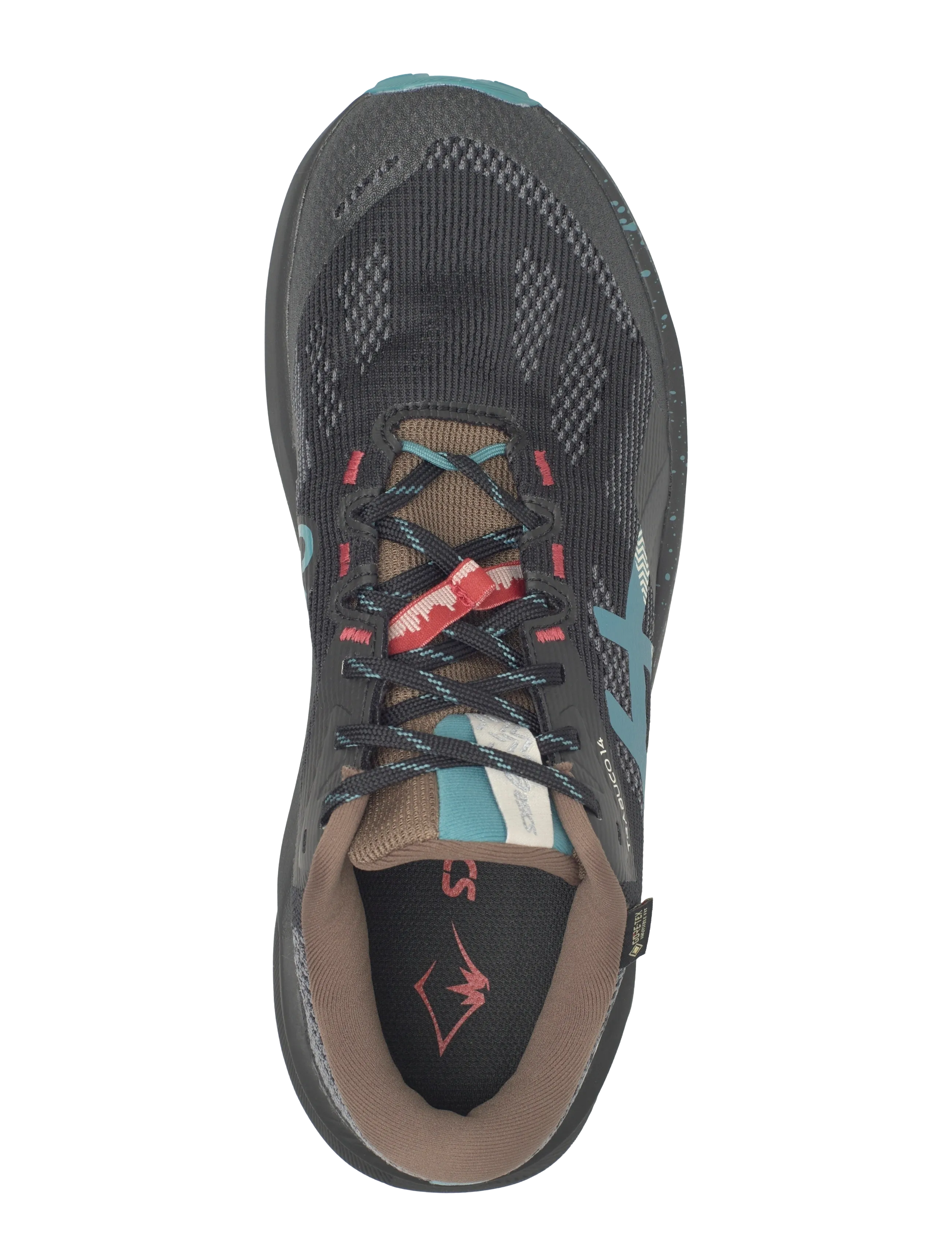 Asics - TRABUCO 14 GTX - shoes - black/misty pine - 3