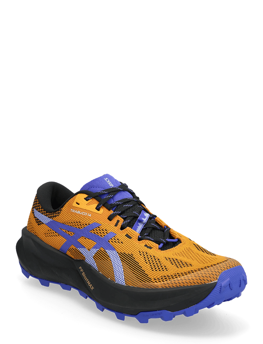 Asics - TRABUCO 14 - löparskor - sandstorm/cobalt burst - 0